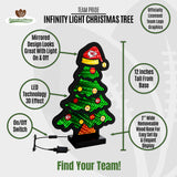 Kansas City Chiefs<br>LED Infinity Christmas Tree Light