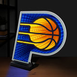 Indiana Pacers<br>LED Infinity Logo Light