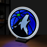 Minnesota Timberwolves<br>LED Infinity Logo Light