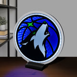 Minnesota Timberwolves<br>LED Infinity Logo Light
