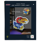 Kansas Jayhawks<br>LED Infinity Logo Light