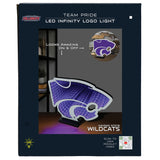 Kansas State Wildcats<br>LED Infinity Logo Light