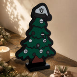 Las Vegas Raiders<br>LED Infinity Christmas Tree Light