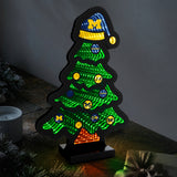 Michigan Wolverines<br>LED Infinity Christmas Tree Light