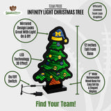 Michigan Wolverines<br>LED Infinity Christmas Tree Light