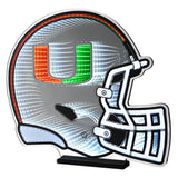 Miami Hurricanes<br>LED Infinity Helmet 24 Inch Light