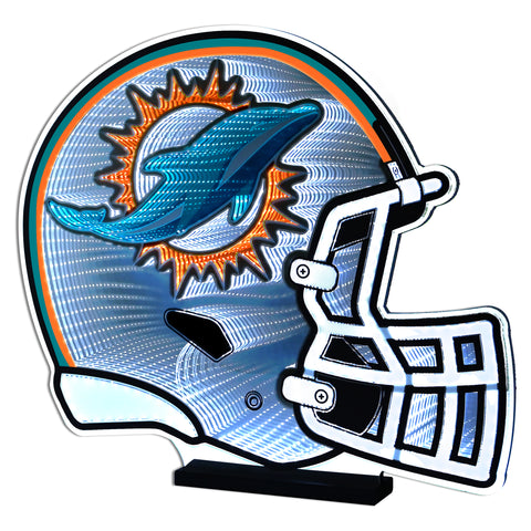 Miami Dolphins<br>LED Infinity Helmet 24 Inch Light