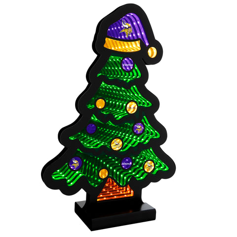 Minnesota Vikings<br>LED Infinity Christmas Tree Light