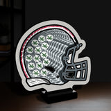 Ohio State Buckeyes<br>LED Infinity Helmet 8 Inch Light