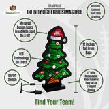 Ohio State Buckeyes<br>LED Infinity Christmas Tree Light