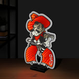 Oklahoma State Cowboys Pistol Pete<br>LED Infinity Logo Light