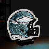 Philadelphia Eagles<br>LED Infinity Helmet 8 Inch Light