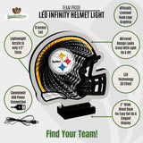 Pittsburgh Steelers<br>LED Infinity Helmet 8 Inch Light