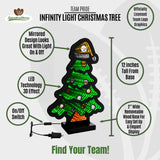 Pittsburgh Steelers<br>LED Infinity Christmas Tree Light