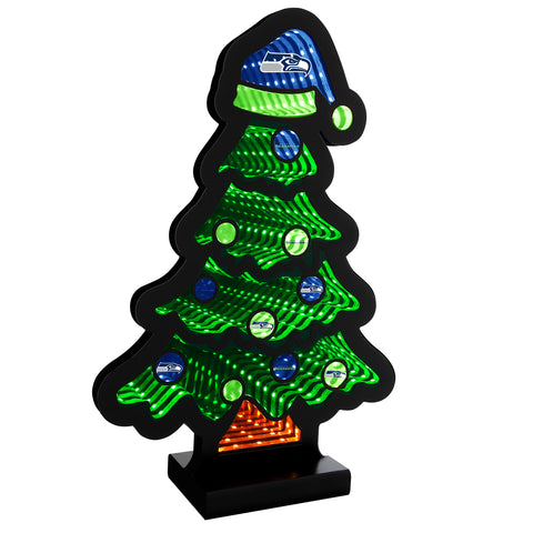 Seattle Seahawks<br>LED Infinity Christmas Tree Light