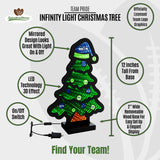 Seattle Seahawks<br>LED Infinity Christmas Tree Light