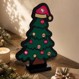 San Francisco 49ers<br>LED Infinity Christmas Tree Light