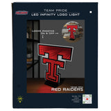 Texas Tech Red Raiders<br>LED Infinity Logo Light