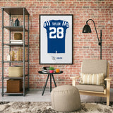 Indianapolis Colts<br>Jonathan Taylor Jersey Print