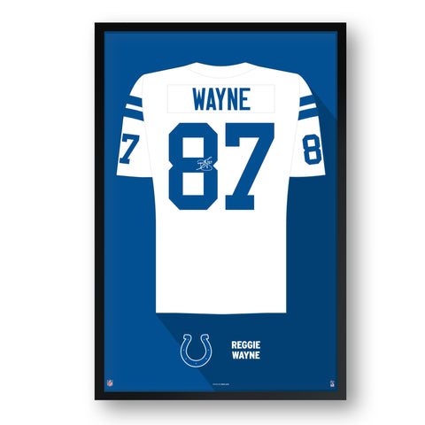 Indianapolis Colts<br>Reggie Wayne Jersey Print