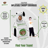 New Orleans Saints<br>Inflatable Snoopy™ Doghouse