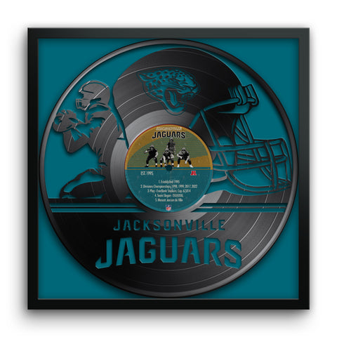 Jacksonville Jaguars<br>Vinyl Record Print