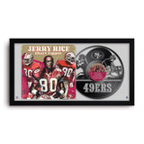San Francisco 49ers<br>Jerry Rice Vinyl Album Print
