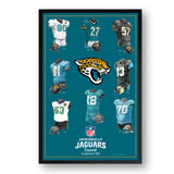 Jacksonville Jaguars<br>Uniform Heritage Vertical Print