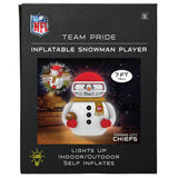 Kansas City Chiefs<br>Inflatable Snowman Player