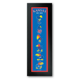 Kansas Jayhawks<br>Logo Heritage Print