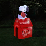 Kansas City Chiefs<br>Inflatable Snoopy™ Doghouse