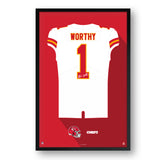 Kansas City Chiefs<br>Xavier Worthy Jersey Print