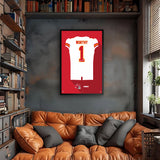 Kansas City Chiefs<br>Xavier Worthy Jersey Print