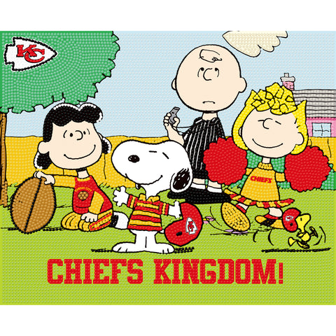 Kansas City Chiefs Peanuts®<br>Diamond Painting Craft Kit