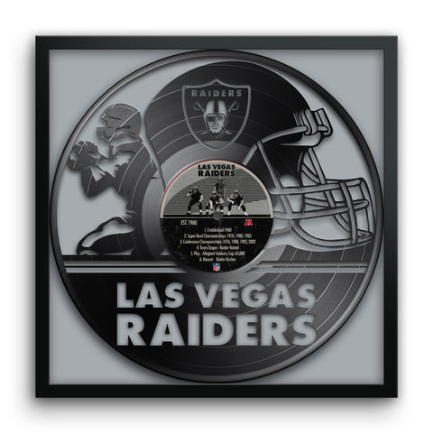 Las Vegas Raiders<br>Vinyl Record Print