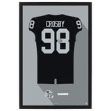 Las Vegas Raiders<br>Maxx Crosby Jersey Print