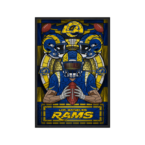 Los Angeles Rams<br>Stained Glass Print