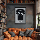 Las Vegas Raiders<br>Howie Long Jersey Print