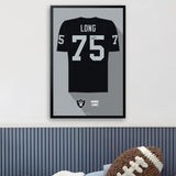 Las Vegas Raiders<br>Howie Long Jersey Print