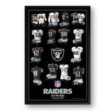 Las Vegas Raiders<br>Uniform Heritage Vertical Print