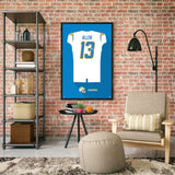 Los Angeles Chargers<br>Keenan Allen Jersey Print