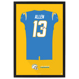 Los Angeles Chargers<br>Keenan Allen Jersey Print