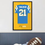 Los Angeles Chargers<br>LaDainian Tomlinson Jersey Print