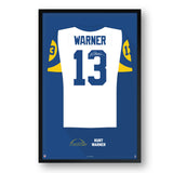 Los Angeles Rams<br>Kurt Warner Jersey Print