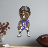 Baltimore Ravens<br>Ray Lewis<br>Metal Caricature Art
