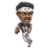 Chicago Bears<br>Walter Payton<br>Metal Caricature Art