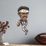 Chicago Bears<br>Walter Payton<br>Metal Caricature Art