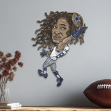Dallas Cowboys<br>CeeDee Lamb<br>Metal Caricature Art