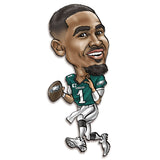 Philadelphia Eagles<br>Jalen Hurts<br>Metal Caricature Art