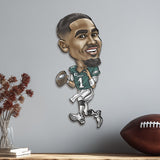 Philadelphia Eagles<br>Jalen Hurts<br>Metal Caricature Art